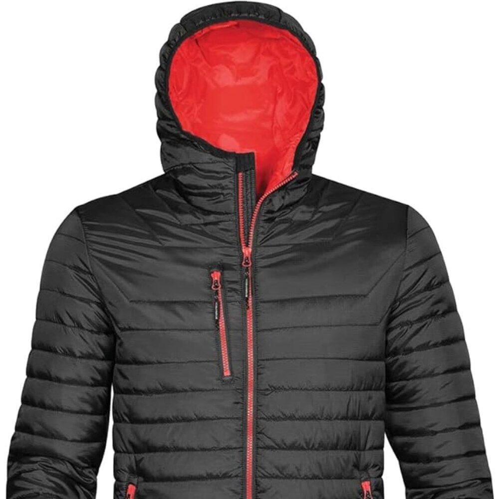 AMG Mens Gravity Hooded Thermal Jacket  Size L - New w. Tags